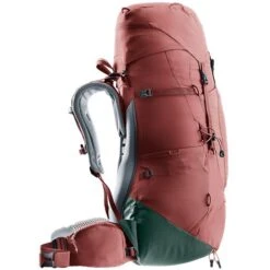Deuter Aircontact Lite 45 + 10 SL Damen Trekkingrucksack Caspia-ivy -DEU Geschaft deuter aircontact lite 45 10 sl damen trekkingrucksack caspia ivy 5