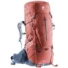 Deuter Aircontact X 60+15 SL Damen Trekkingrucksack Redwood-ink -DEU Geschaft deuter aircontact x 6015 sl damen trekkingrucksack redwood ink