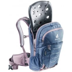 Deuter Attack 14 SL Damen Fahrradrucksack Marine-grape -DEU Geschaft deuter attack 14 sl damen fahrradrucksack marine grape 2