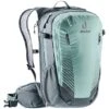Deuter Compact EXP 12 SL Damen Fahrradrucksack Jade-graphit -DEU Geschaft deuter compact exp 12 sl damen fahrradrucksack jade graphit