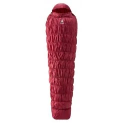 Deuter Exosphere -6° Schlafsack Cranberry-fire RV Rechts