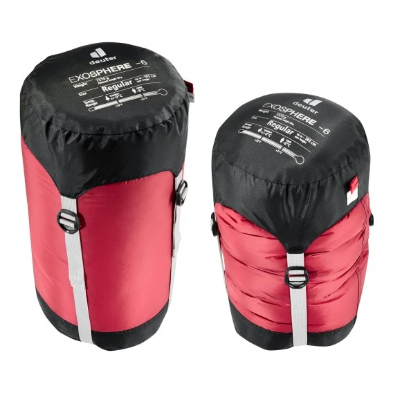 Deuter Exosphere -6° Schlafsack Cranberry-fire RV Rechts 7 Deuter Exosphere -6° Schlafsack Cranberry-fire RV Rechts – Bild 5