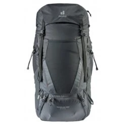 Deuter Futura Air Trek 45 + 10 SL Damen Trekkingrucksack Black-graphite -DEU Geschaft deuter futura air trek 45 10 sl damen trekkingrucksack black graphite 5