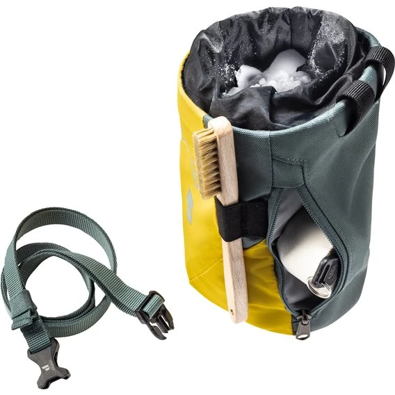 Deuter Gravity Chalk Bag II L Kletterzubehör Corn-teal 4 Deuter Gravity Chalk Bag II L Kletterzubehör Corn-teal – Bild 2