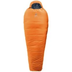 Deuter Orbit -5° REG -RV Links- Kunstfaser-Schlafsack Mandarine-ink