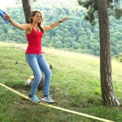 Gibbon Classic Line 15m Slackline Set Mit Baumschutz -DEU Geschaft gibbon classic line 15m slackline set mit baumschutz 4