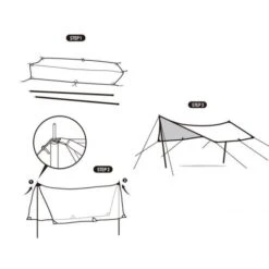 Naturehike Square Canopy Sonnensegel Tarp Wetterschutzsegel 10 Naturehike Square Canopy Sonnensegel Tarp Wetterschutzsegel -DEU Geschaft naturehike square canopy sonnensegel tarp wetterschutzsegel 3