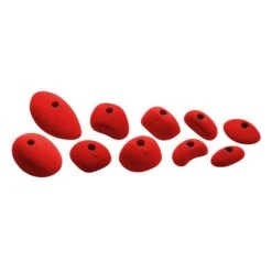 Ocun Holds Set 2 Slopers Klettergriffe Red