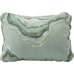 Therm-a-Rest Compressible Pillow Regular Cinch Kopfkissen Reisekissen Topo Wave